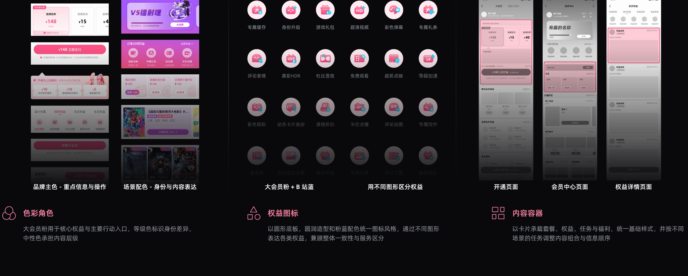 源方案的色彩角色、权益图标与内容容器；不作为作品集网站的新视觉系统。